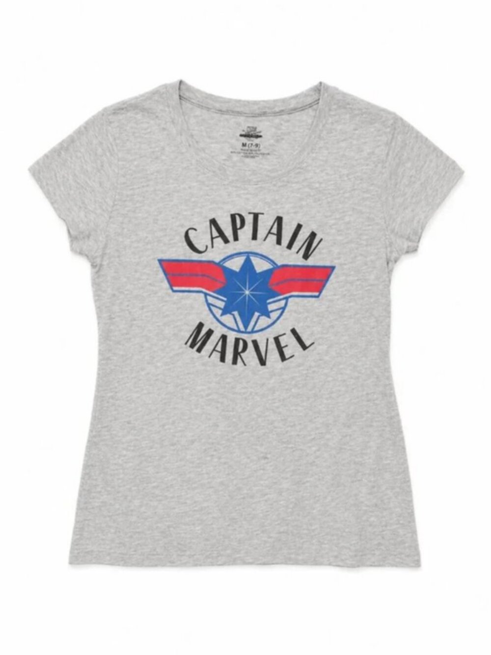 Soft Gray Tee - Captain Marvel